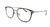 GUCCI GG0864OA 002 Black Square Rectangle Men's Metal Eyeglasses 53 mm