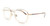 GUCCI GG0838OK 002 Round Oval Gold Men's Metal Eyeglasses 52 mm