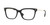 BURBERRY BE2319 3001 Black Square Women's Eyeglasses 54 mm