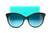 TIFFANY TF4149 80019S Black Blue Gradient Women's Sunglasses 55 mm