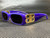 BALENCIAGA BB0096S 004 Violet Rectangle Women's 51 mm Sunglasses