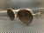 BURBERRY BE3105 131213 Light Gold Round Women's 60 mm Sunglasses