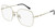 GUCCI GG0883OA 003 Silver Square Women's 55 mm Eyeglasses