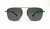 GUCCI GG0743S 005 Aviator Metal Silver Black Grey 57 mm Men's Sunglasses