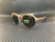 PERSOL PO2488S 111557 Brushed Gold Round Square Men's 51 mm Sunglasses