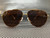 BALENCIAGA BB0013S 005 Gold Aviator Unisex 59 mm Sunglasses