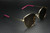 GUCCI GG0807SA 002 Cat Eye Gold Shiny Brown 58 mm Women's Sunglasses