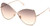 TOM FORD Nickie FT0842 28F Shiny Rose Gold Oval Women's 66 mm Sunglasses