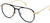 TOM FORD FT5666-B 001 Matte Black Aviator Men's 52 mm Eyeglasses