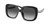 COACH HC8323U 50028G Black Square Women's 56 mm Sunglasses