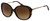 COACH HC8215F 548513 Dark Tortoise Oval Women's 57 mm Sunglasses