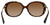 COACH HC8215F 548513 Dark Tortoise Oval Women's 57 mm Sunglasses