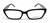 Balenciaga BB0065O 001 Black Rectangle 55 mm Women's Eyeglasses