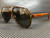 GUCCI GG1042S 003 Brown Aviator 60 mm Men's Sunglasses
