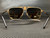 VERSACE VE2238 143687 Gold/Matte Black Rectangle 61 mm Men's Sunglasses