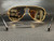 VERSACE VE2243 10026G Gold Pilot 43 mm Men's Sunglasses