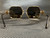 VERSACE VE2248 100287 Gold Squared 58 mm Women's Sunglasses