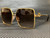 DOLCE & GABBANA DG2279 02 13 Gold Square 60 mm Women's Sunglasses