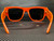 VERSACE VE4403 534887 Orange Square Rectangle Men's 57 mm Sunglasses