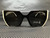 PRADA PR 15WS 09Q5S0 Black Talc Dark Grey 54 mm Women's Sunglasses