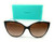 TIFFANY & co. TF4089B 81343B Havana Blue Women's Cat Eye Sunglasses 58 mm