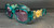 VERSACE VE4424U 53615 Green Transparent Pink Women's 56 mm Sunglasses