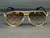 GUCCI GG1220S 004 Gold Green Gradient Mirror Men's XL Size Sunglasses