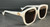 GUCCI GG1376SA 001 White Brown Women's 55 mm M Size Sunglasses