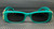 BALENCIAGA BB0096S 006 Green Gold Grey Women's L Size Sunglasses