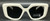 PRADA PR 14ZS 1425S0 White Talc Dark Grey Women's 50 mm Sunglasses
