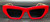 VERSACE VE4432U 538887 Red Gold Grey Women's 53 mm Sunglasses