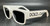 DOLCE & GABBANA DG6184 331287 White Dark Grey Men's 52 mm Sunglasses