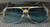 VERSACE VE2255 10021 Gold Blue Unisex Large 63 mm Sunglasses