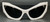 VERSACE VE4450 314 87 White Grey Women's 60 mm Sunglasses