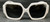 VERSACE VE4453 314 87 White Grey Women's 56 mm Sunglasses