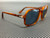 PERSOL PO3328S 96 56 Terra di Siena Brown Blue Men's 58 mm Sunglasses