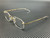 MONT BLANC MB0307O 001 Gold Metal Men's 54 mm Extra Large Eyeglasses
