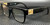 VERSACE VE3329B GB1 Black Gold Women's 54 mm Eyeglasses