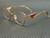PRADA PR 52ZV ZVF1O1 Pink Gold Women's 53 mm Eyeglasses