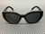 PRADA PR A09S 1AB5S0 Black Grey Women's 53 mm Sunglasses