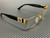 VERSACE VE1274 1002 Gold Black Men's 57 mm Eyeglasses