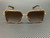 VERSACE VE2261 100213 Brown Transparent Women's 56 mm Sunglasses