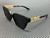 VERSACE VE4471B GB1 87 Black Grey Women's 56 mm Sunglasses