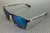 RAY BAN RB3721CH 9144A1 Black Blue Mirror Polarized Men's 59 mm Sunglasses