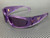 PRADA PR A14 13R30G Transparent Ametyst Purple Unisex 60 mm Sunglasses