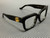 GUCCI GG1549O 001 Black Gold Women's Medium 52 mm Eyeglasses