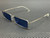 RAY BAN RB3741 003 80 Silver Blue Emy Unisex 59 mm Sunglasses