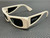 VERSACE VE4481 314 87 White Grey Women's 54 mm Sunglasses