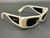 VERSACE VE4481 314 87 White Grey Women's 54 mm Sunglasses
