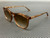 RAY BAN RB2210 676451 Transparent Brown Unisex 53 mm Sunglasses